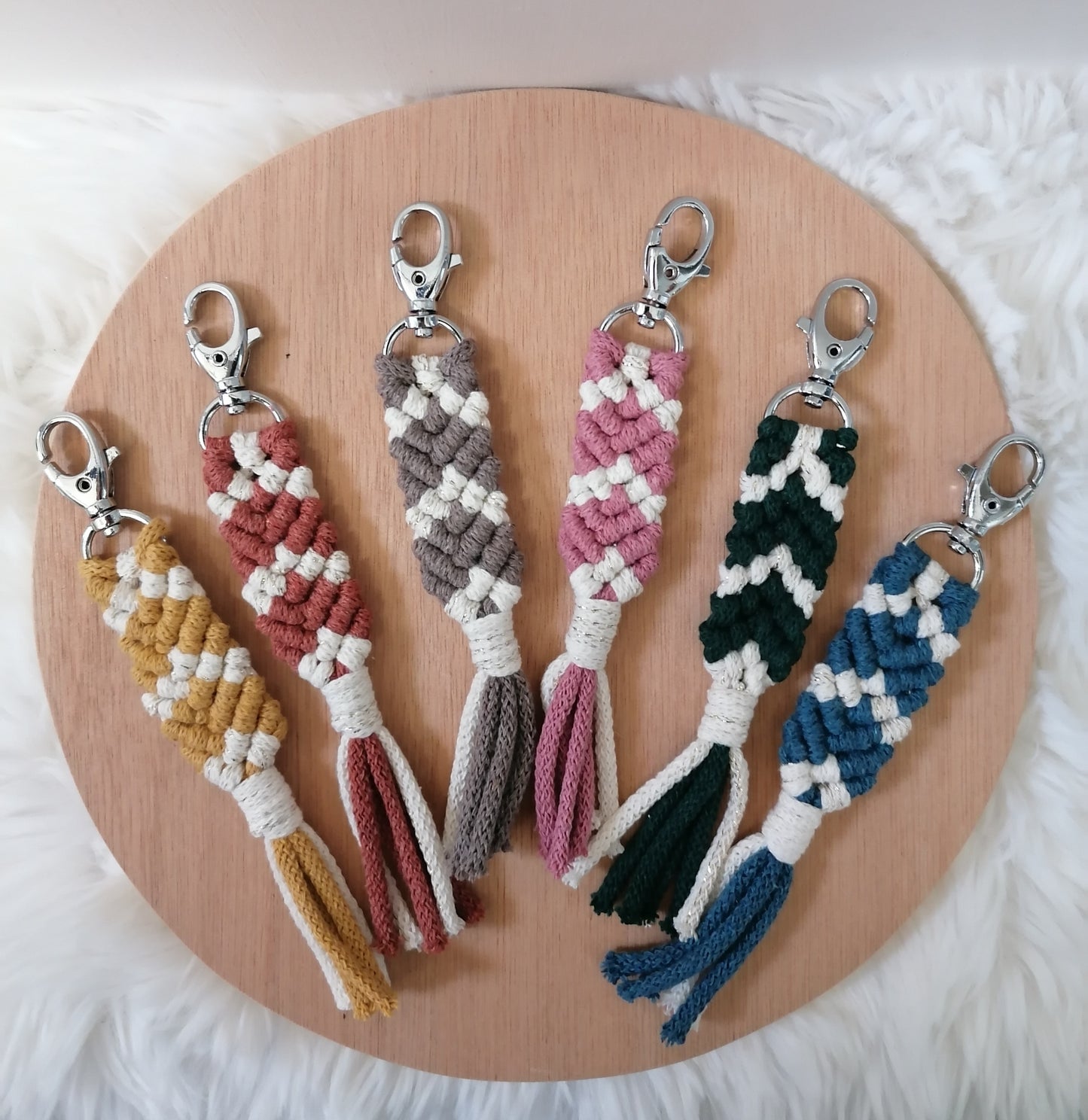 Porte-clé épi bicolore