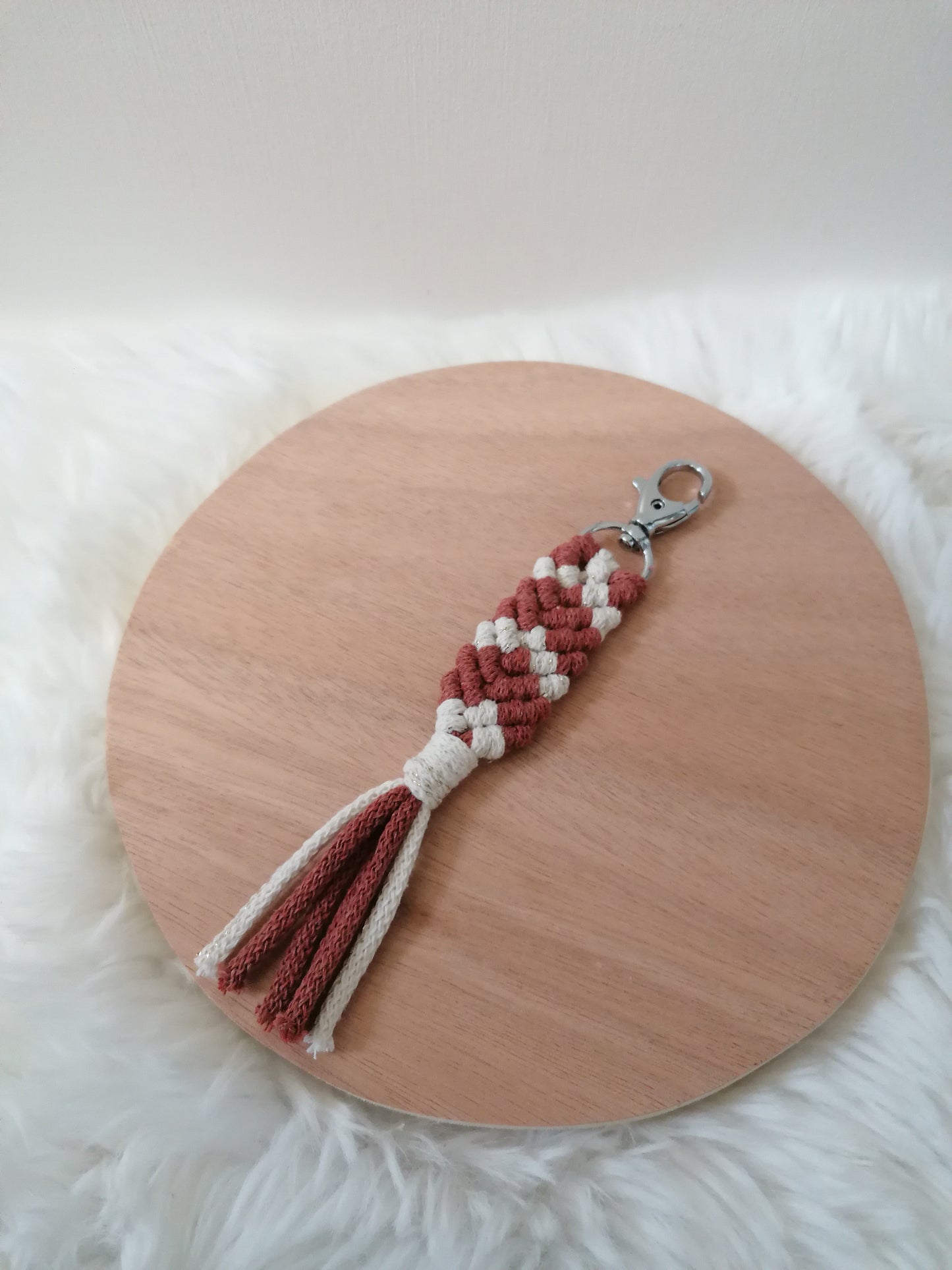 Porte-clé épi bicolore